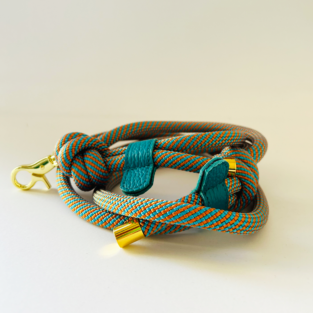 Touwleiband Blue Orange