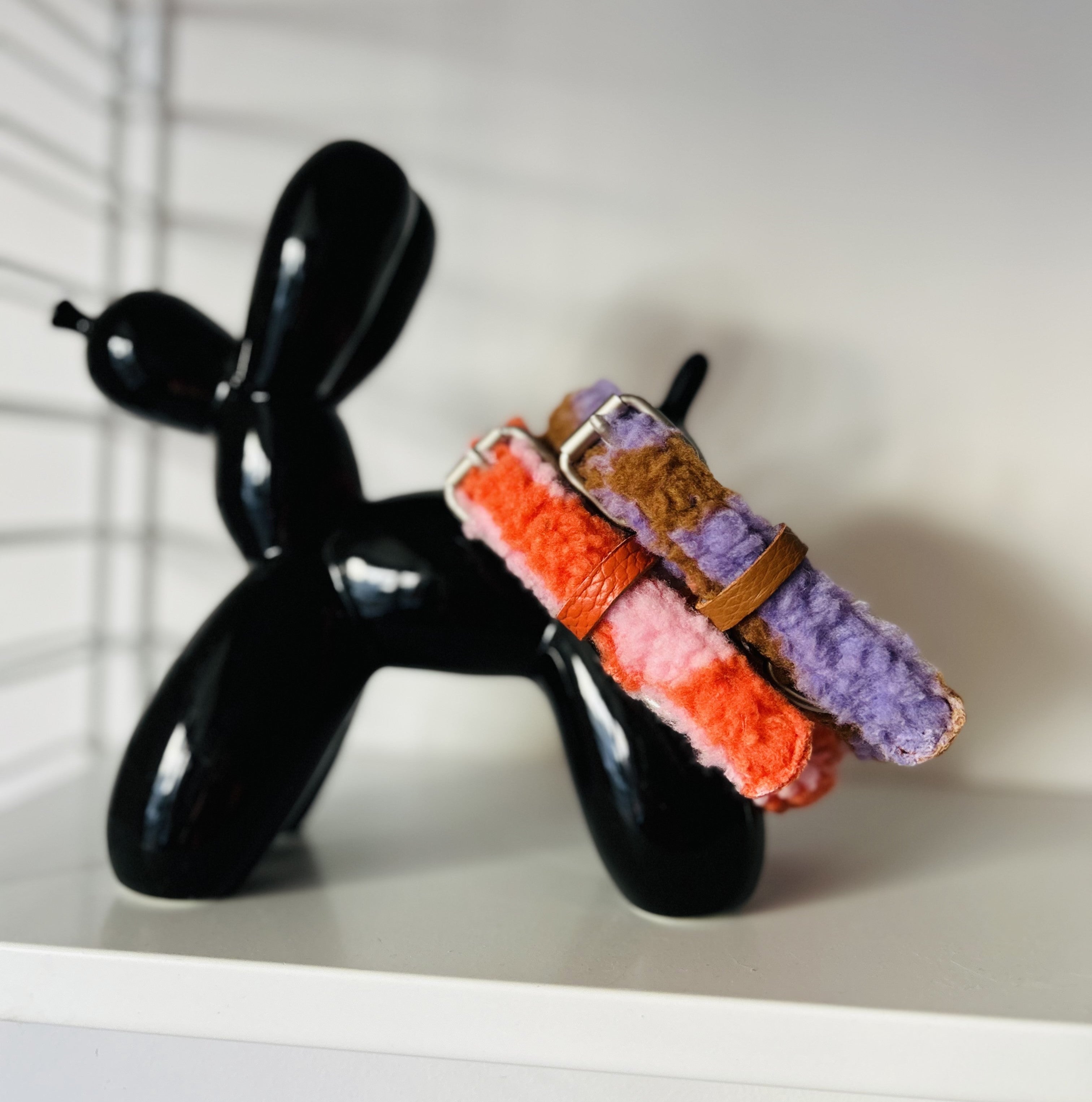 Teddy Collar Orange - Pink